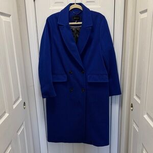 BCBGMaxAzria Deep Blue Pea Coat